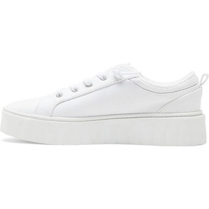 image:imageRoxy Womens Sheilahh Platform Slip On SneakersWhiteM Silver Exc