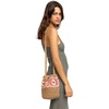 image:imageRoxy Stylish Woven Pattern Paper Fabric Straw Crossbody Bag Hello Apricot