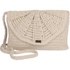 image:imageRoxy Womens Crossbody Bag  Hand Bag  Crochet  Woven Everyday  Summer  Sustainable  LightweightChips and Guacamole  Egret Large