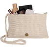 image:imageRoxy Womens Crossbody Bag  Hand Bag  Crochet  Woven Everyday  Summer  Sustainable  LightweightChips and Guacamole  Egret Large