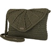 image:imageRoxy Womens Crossbody Bag  Hand Bag  Crochet  Woven Everyday  Summer  Sustainable  LightweightChips and Guacamole  Oil Green Large