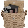 image:imageRoxy Womens Crossbody Bag  Hand Bag  Crochet  Woven Everyday  Summer  Sustainable  LightweightSpotless Sunnies  Natural
