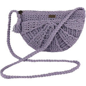 image:imageRoxy Womens Crossbody Bag  Hand Bag  Crochet  Woven Everyday  Summer  Sustainable  LightweightChips and Guacamole  Heirloom Lilac
