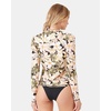 image:imageRoxy Womens Long Sleeve Rashguard  UPF 50 Sun Protection QuickDry Swim ShirtBlack Multi