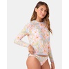 image:imageRoxy Womens Long Sleeve Rashguard  UPF 50 Sun Protection QuickDry Swim ShirtBlue Multi