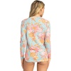 image:imageRoxy Womens Long Sleeve Rashguard  UPF 50 Sun Protection QuickDry Swim ShirtBlue Surf