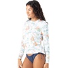 image:imageRoxy Womens Long Sleeve Rashguard  UPF 50 Sun Protection QuickDry Swim ShirtMix