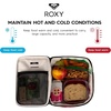 image:imageRoxy Insulated Lunch Bag  Reusable  Cooler  Snack Bag  Container  Picnic  Work  Leakproof  Beach  Vacation  Camping Lunch Hour  Anthracite Floral Fiesta BigTomato Klaeido