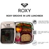 image:imageRoxy Insulated Lunch Bag  Reusable  Cooler  Snack Bag  Container  Picnic  Work  Leakproof  Beach  Vacation  Camping Lunch Hour  Anthracite Floral Fiesta BigTomato Klaeido
