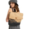 image:imageRoxy Mysterious Boardwalk Backpack  Straw  Beach  Vacation  Travel  EcoFriendly  Lightweight  NaturalBlackMysterious Boardwalk  NaturalBlack