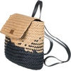 image:imageRoxy Mysterious Boardwalk Backpack  Straw  Beach  Vacation  Travel  EcoFriendly  Lightweight  NaturalBlackMysterious Boardwalk  NaturalBlack