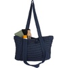 image:imageRoxy Womens Beach Tote Bag  Travel  Vacation  Straw  Lightweight  Breathable Chips and Guacamole  Vintage Indigo