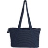 image:imageRoxy Womens Beach Tote Bag  Travel  Vacation  Straw  Lightweight  Breathable Chips and Guacamole  Vintage Indigo