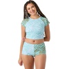 image:imageRoxy Womens Boy Short Cheeky Bikini Bottoms  UPF 50 Stretch Swim Bottoms for Beach Surf amp Active SwimAquamult