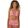 image:imageRoxy Womens Boy Short Cheeky Bikini Bottoms  UPF 50 Stretch Swim Bottoms for Beach Surf amp Active SwimMulticolor