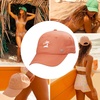 image:imageRoxy Womens Next Level Baseball Cap  Recycled Cotton Twill  Curved Visor  Adjustable  Subtle Embroidery  Stylish DesignApricot Brandy