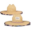 image:imageRoxy Womens Woven Straw Hat  Wide Brim  Adjustable  Sun Protection  Beach  Vacation  NaturalCoconut Commotion  Kiss Anthracite