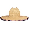 image:imageRoxy Womens Woven Straw Hat  Wide Brim  Adjustable  Sun Protection  Beach  Vacation  NaturalCoconut Commotion  Kiss Anthracite