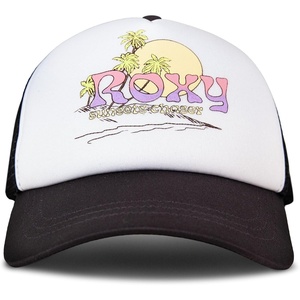 image:imageRoxy Womens Sandy Top Trucker Hat  Adjustable Summer Cap Lightweight and Breathable with Mesh BackAnthraciteWhite