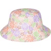 image:imageRoxy Girls Tiny Honey Bucket Hat  Floral Print Wide Brim Soft Cotton Sun ProtectionWhite All About Sol Mini