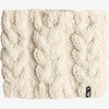 image:imageRoxy Womens Winter Collar  Chunky Knit Neck Warmer with Hydrosmart Technology Polar Fleece Lining  ButtercreamButtercream