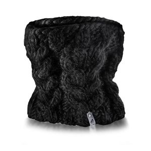 image:imageRoxy Womens Winter Collar  Chunky Knit Neck Warmer with Hydrosmart Technology Polar Fleece Lining  ButtercreamBlack