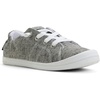 image:imageRoxy Womens Bayshore Canvas Slipon SneakerBlack Linen Canvas