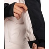 image:imageRoxy Womens Purelines Goretex Stretch Ski Jacket  20k Waterproof 2 Layer Shell Cohaesive Hood SystemPink Salt