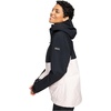 image:imageRoxy Womens Purelines Goretex Stretch Ski Jacket  20k Waterproof 2 Layer Shell Cohaesive Hood SystemPink Salt