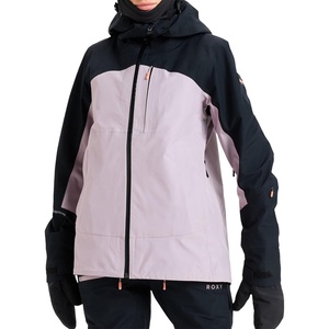 image:imageRoxy Womens Lunalite Goretex 3 Layer Ski Jacket  30k Waterproof Highperformance Snowboard Shell With Adjustable HoodNirvana