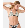 image:imageRoxy Womens Reversible Bikini Top  UPF 50 QuickDry Removable Pads Swimsuit Top Surf amp BeachwearBlack Mix