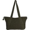 image:imageRoxy Womens Beach Tote Bag  Travel  Vacation  Straw  Lightweight  BreathableChips and Guacamole  Oil Green