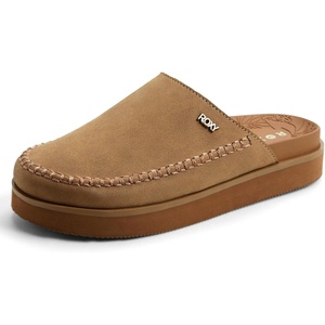 image:imageRoxy Womens Kahiki FleeceLined Slipper ClogSuede Tan